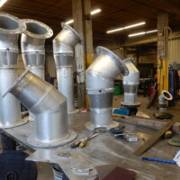 stainless elbow transitions